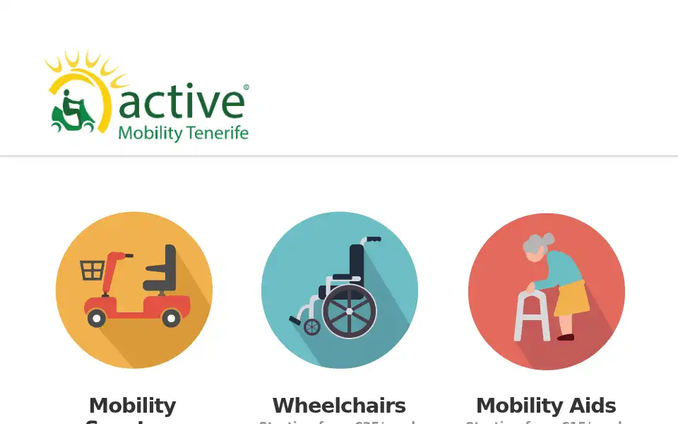 Screenshot of activemobility-tenerife.com