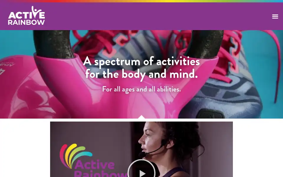 Screenshot of activerainbow.co.uk