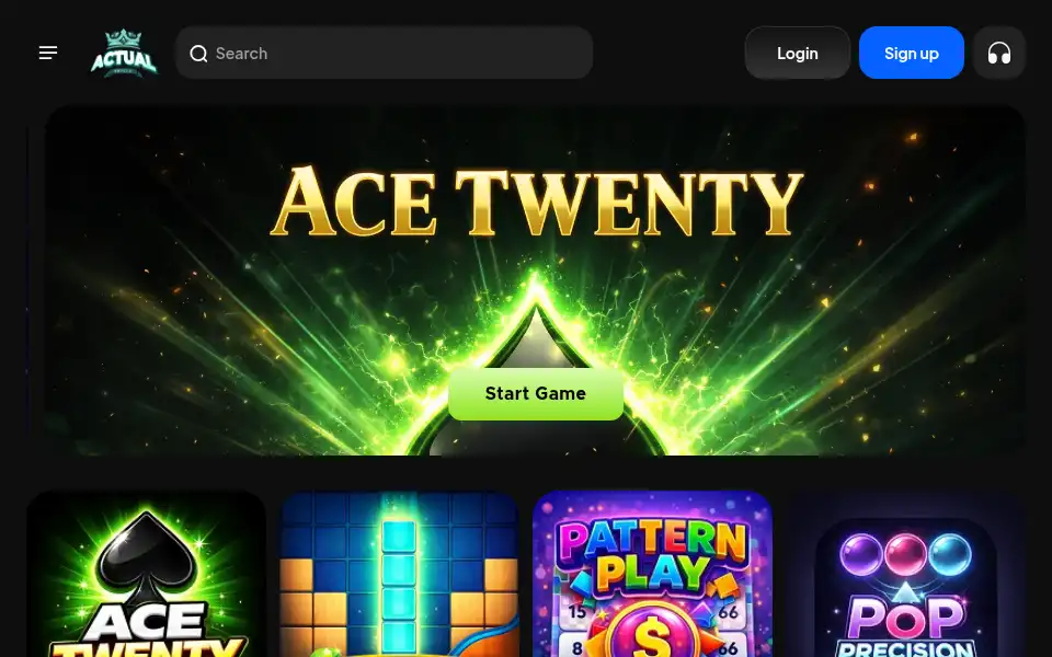 Screenshot of actualskills.com