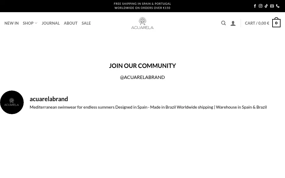 Screenshot of acuarelabrand.com