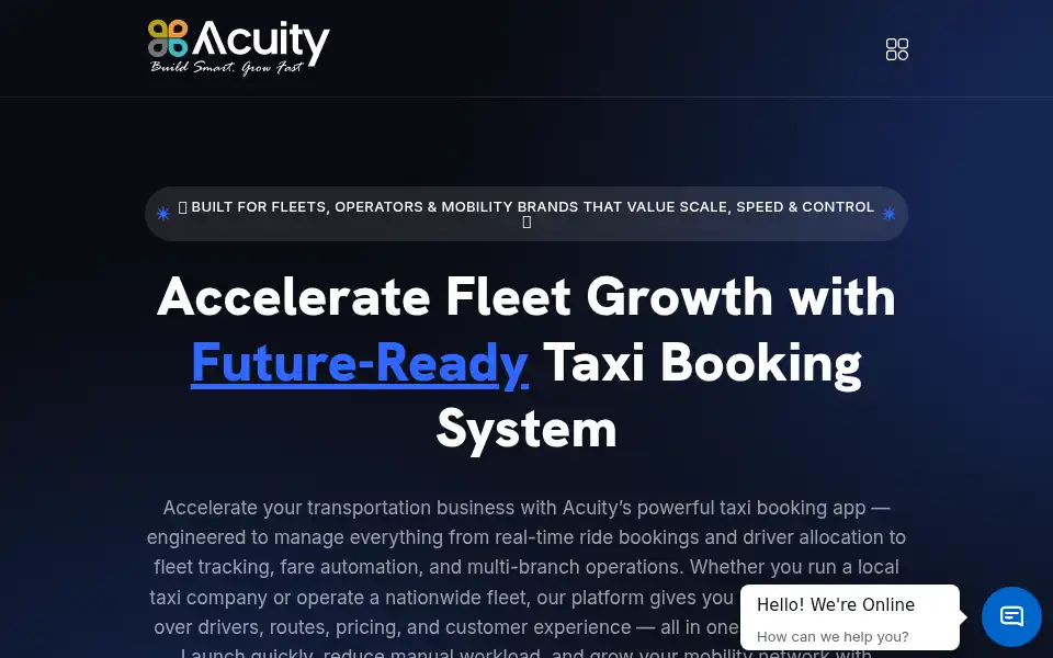 Screenshot of acuitysoftwareservices.com