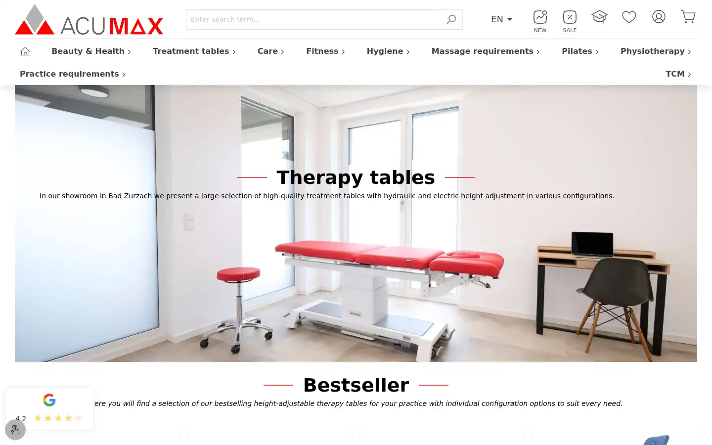 Screenshot of acumax.ch