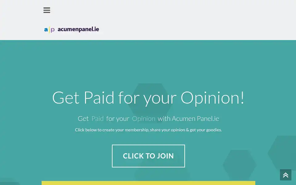 Screenshot of acumenpanel.ie