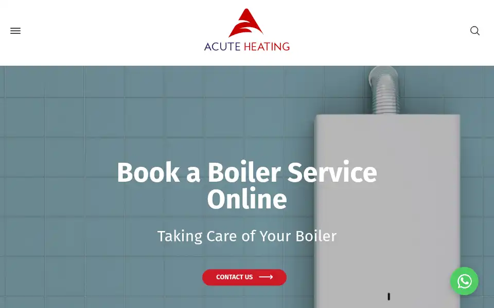 Screenshot of acuteheating.com