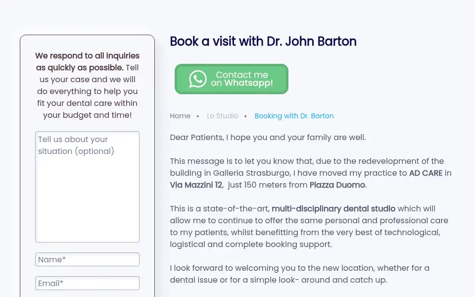 Screenshot of ad-care.it