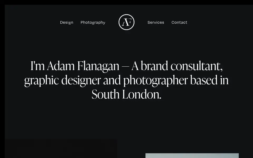 Screenshot of adam-flanagan.co.uk