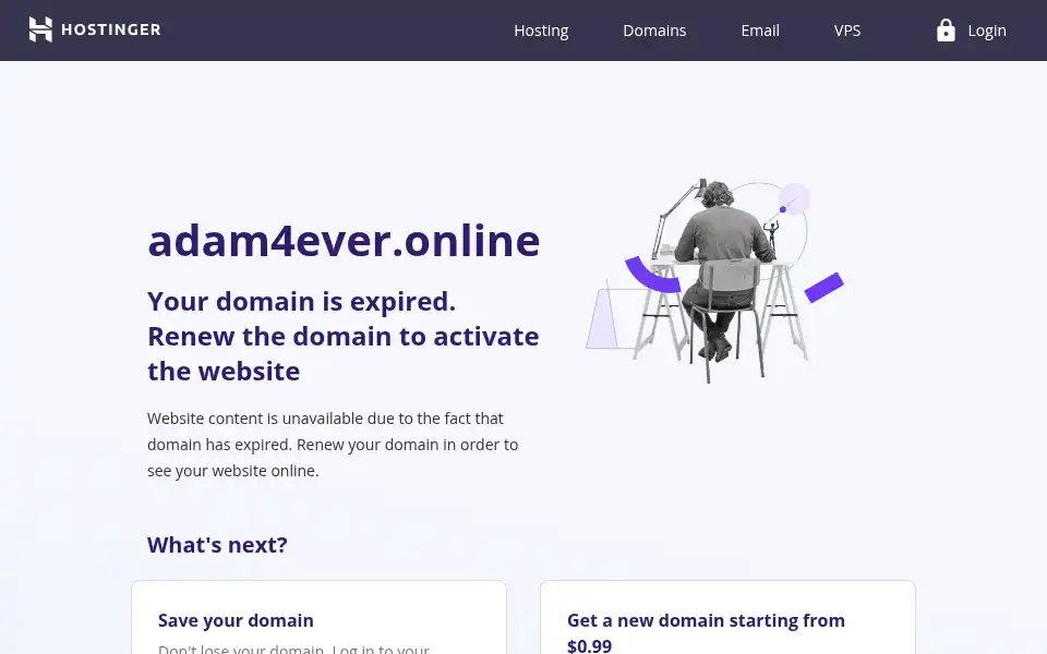 Screenshot of adam4ever.online