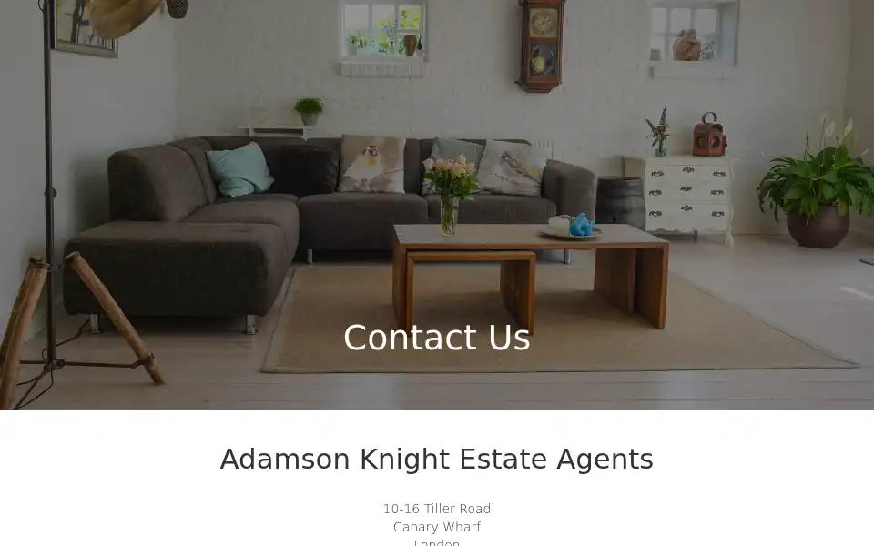 Screenshot of adamsonknight.co.uk