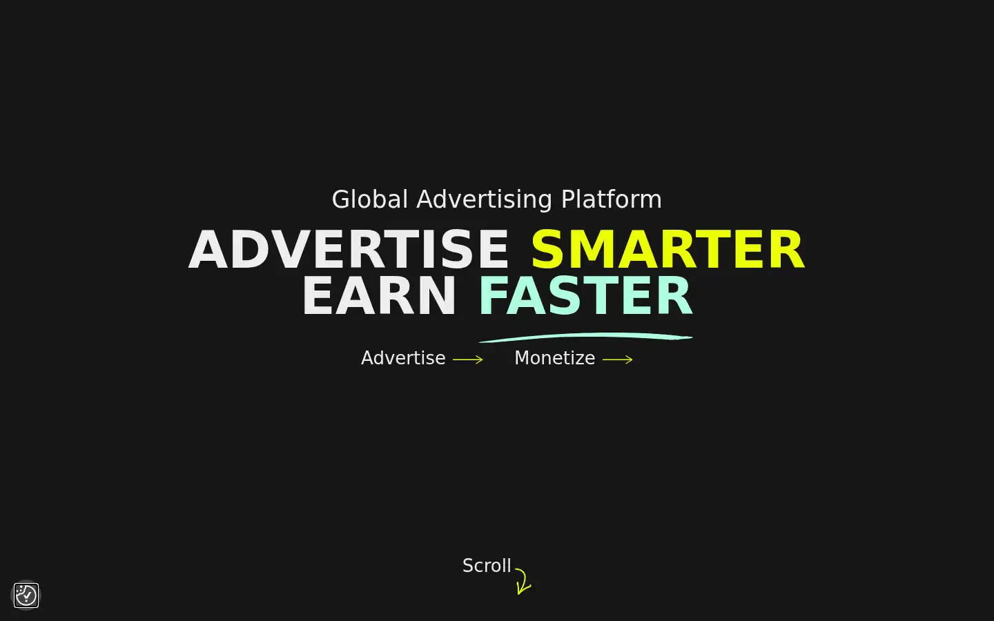 Screenshot of adcash.com