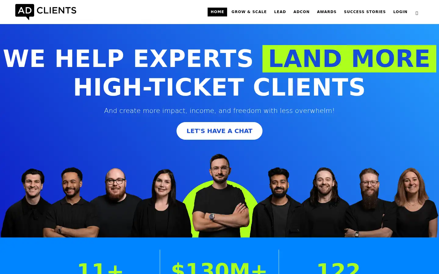 Screenshot of adclients.com