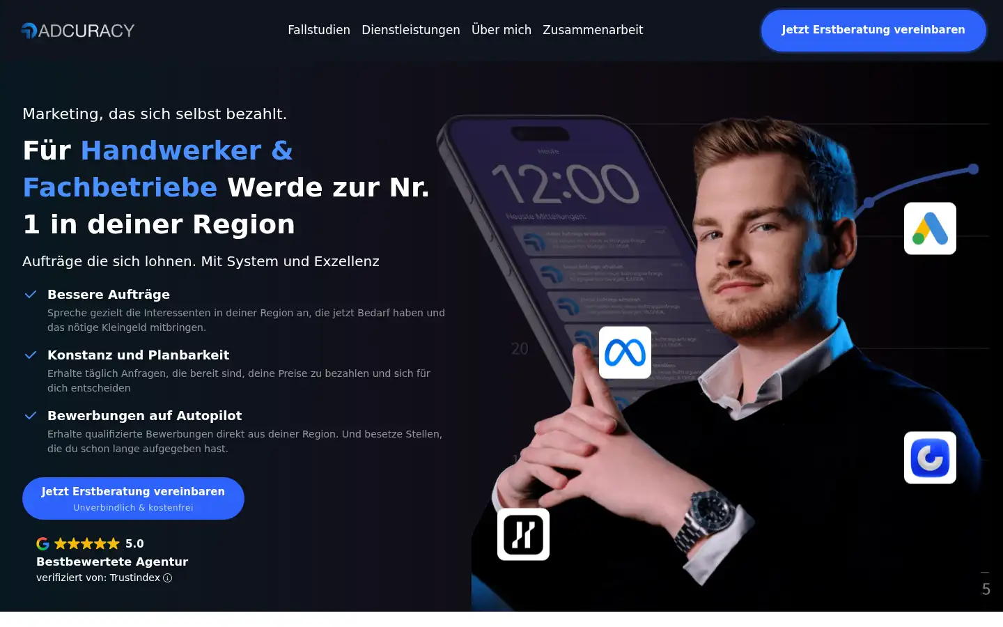Screenshot of adcuracy.de