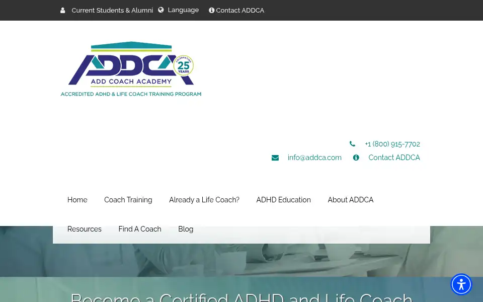 Screenshot of addca.com