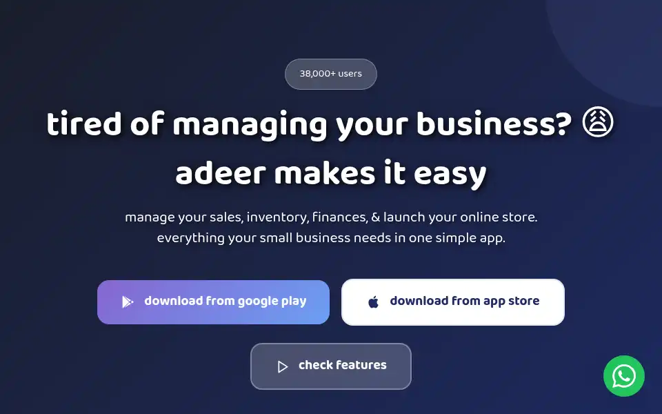 Screenshot of adeersolutions.com