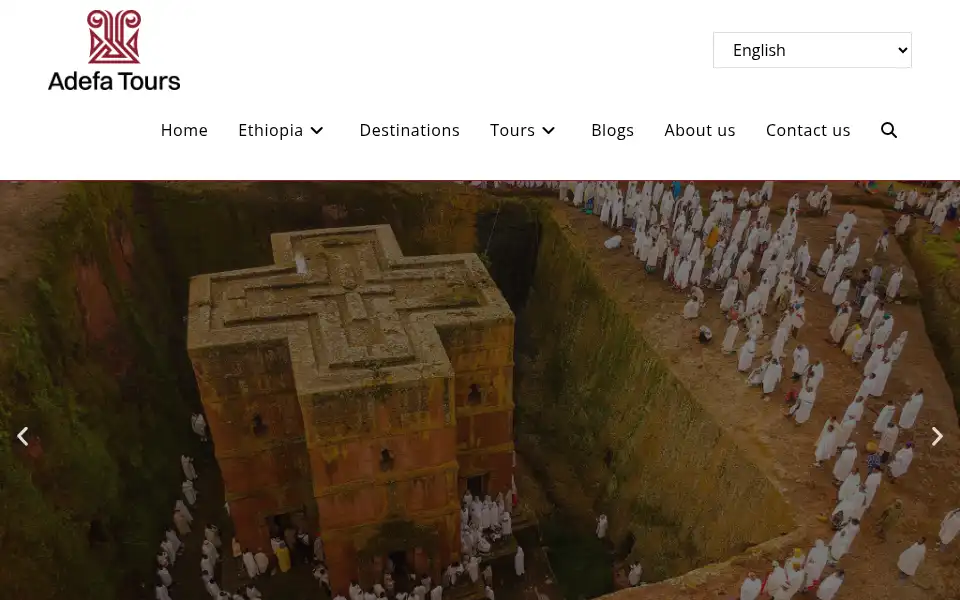 Screenshot of adefatours.com
