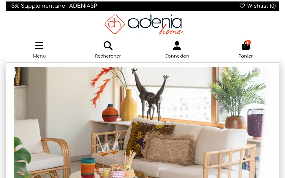 Screenshot of adeniahome.com