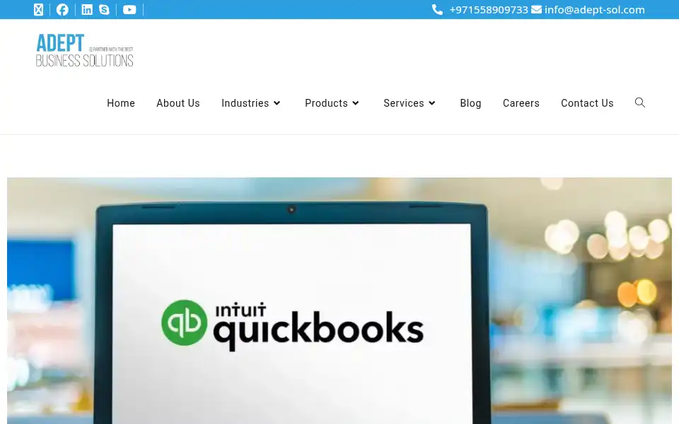 Screenshot of adept-sol.com