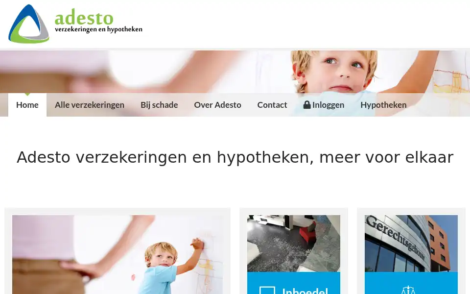 Screenshot of adesto.nl