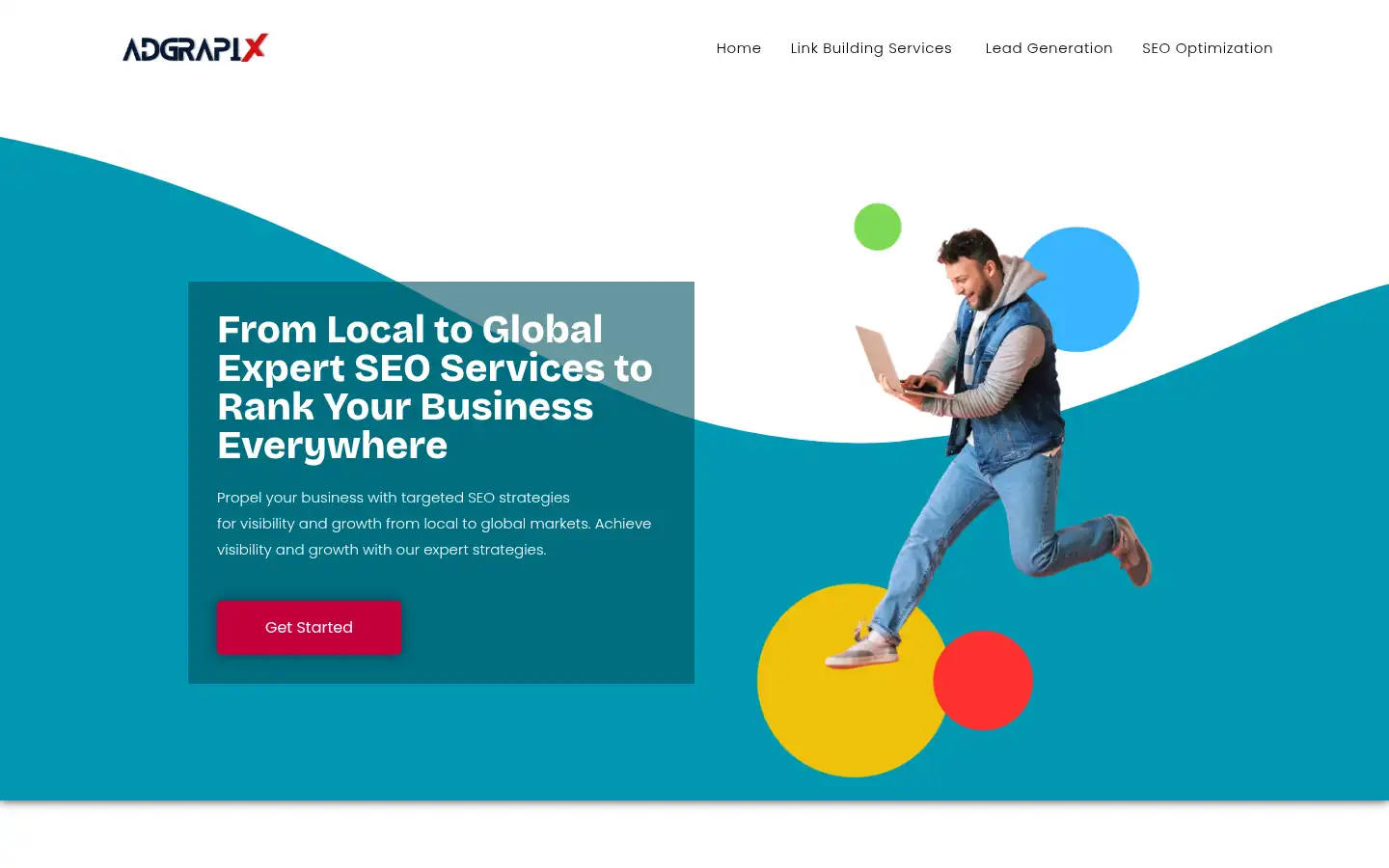 Screenshot of adgrapix.com