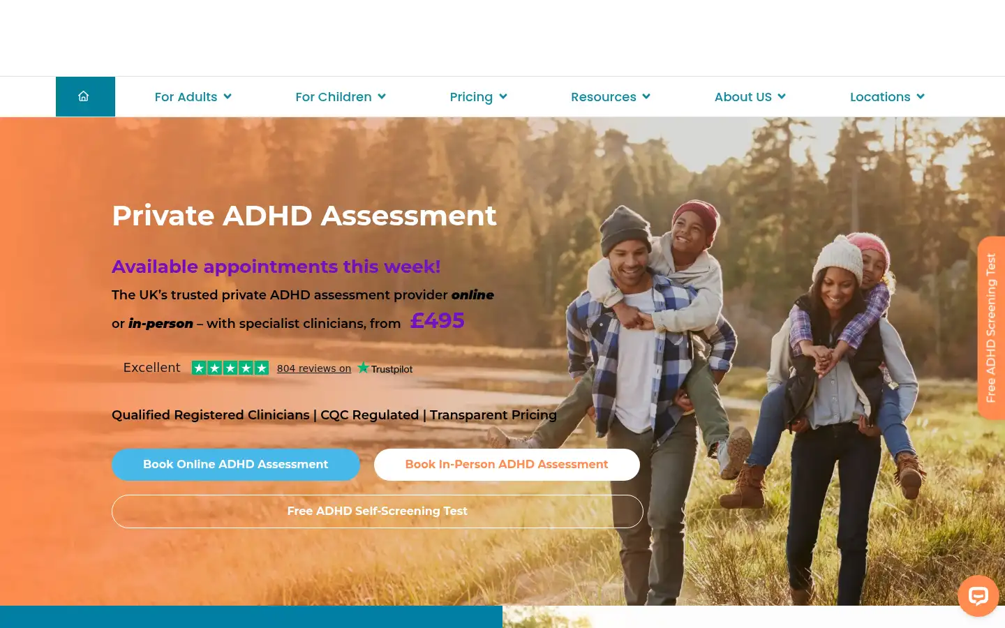 Screenshot of adhdcertify.co.uk