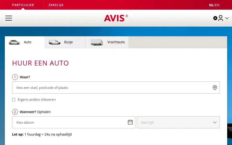 Screenshot of adhe.nl