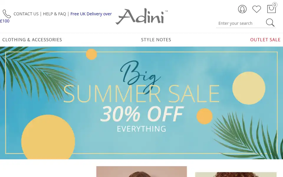 Screenshot of adinilondon.co.uk