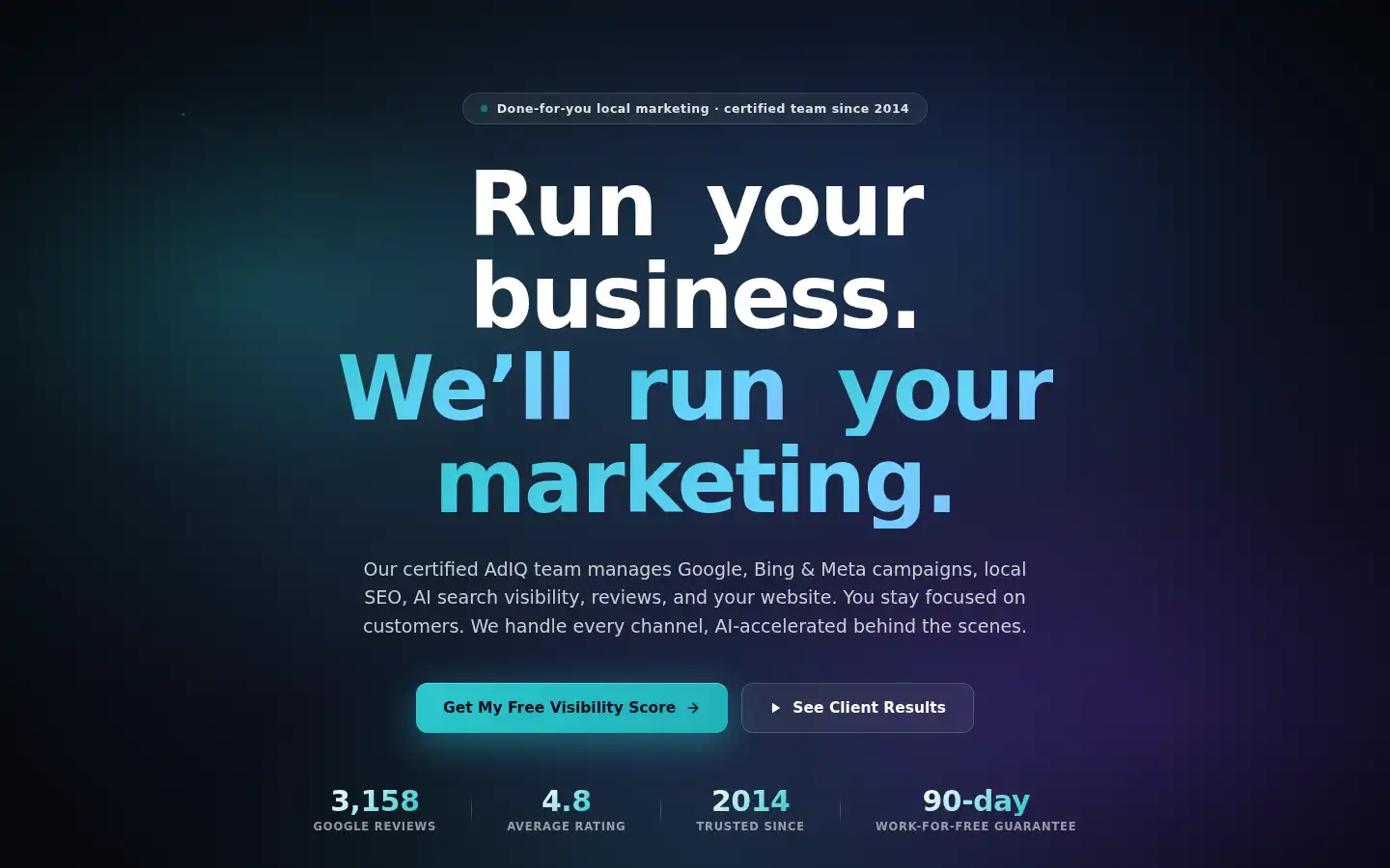 Screenshot of adiq.com