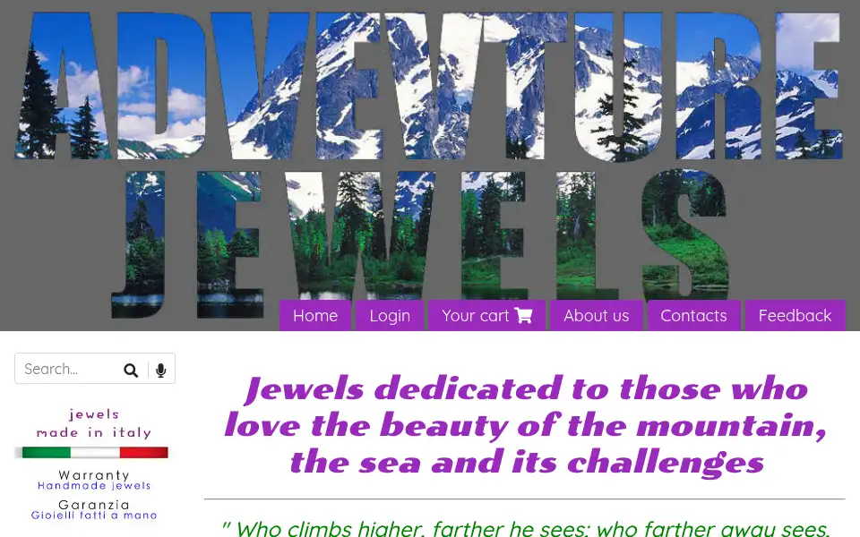 Screenshot of adjewels.it
