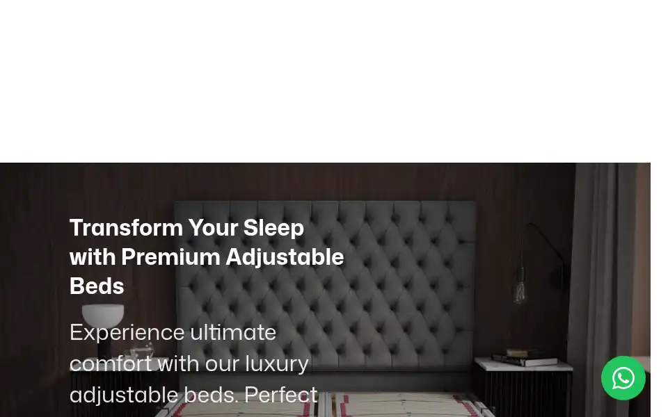 Screenshot of adjustable-beds.co.uk