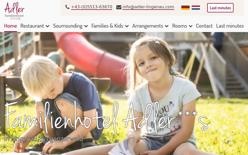Screenshot of adler-lingenau.com