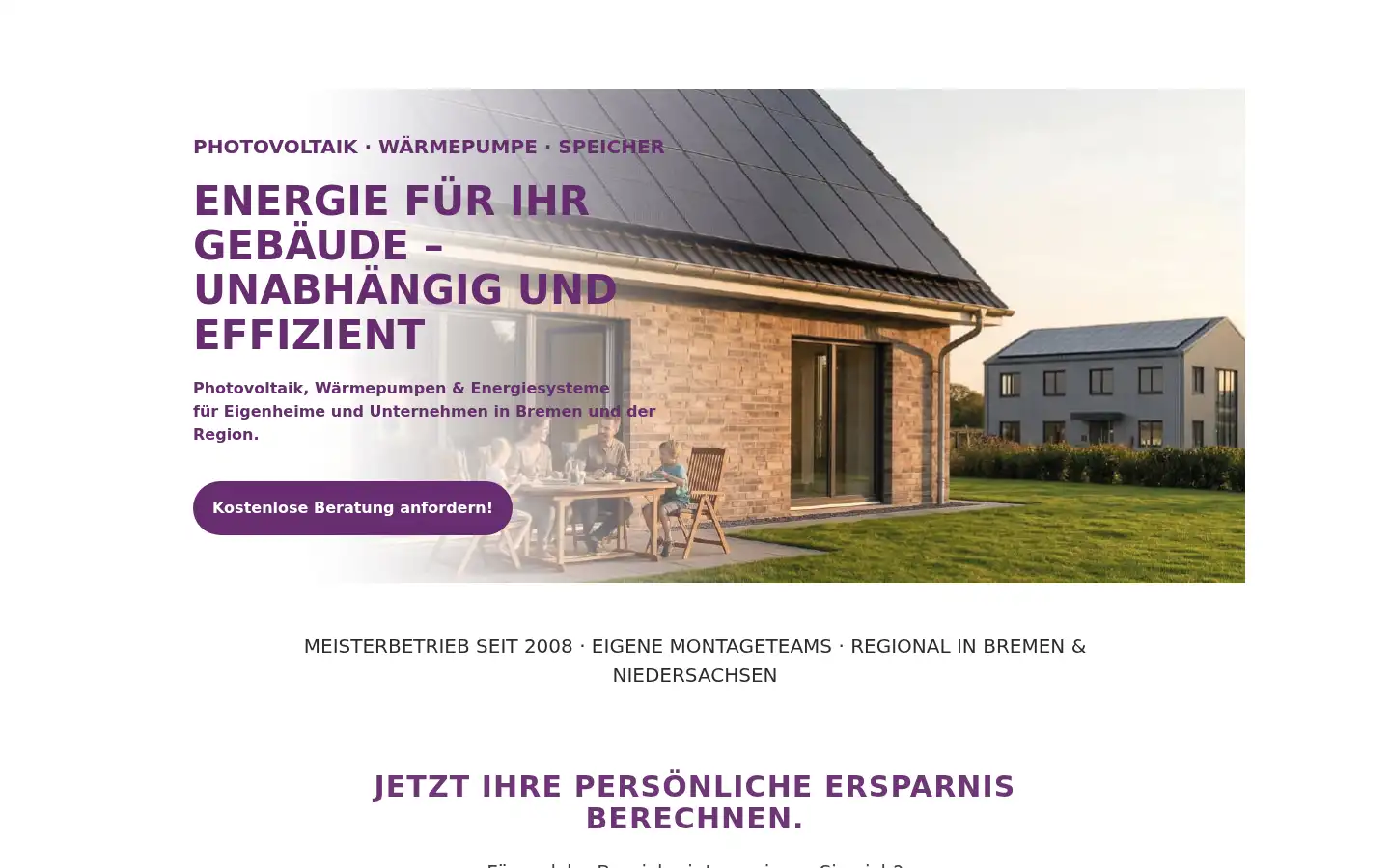 Screenshot of adlersolar.de