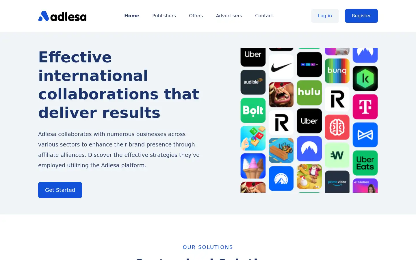 Screenshot of adlesa.com