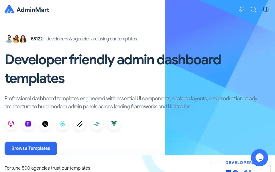 Screenshot of adminmart.com
