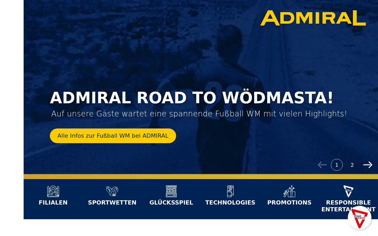 Screenshot of admiral.ag