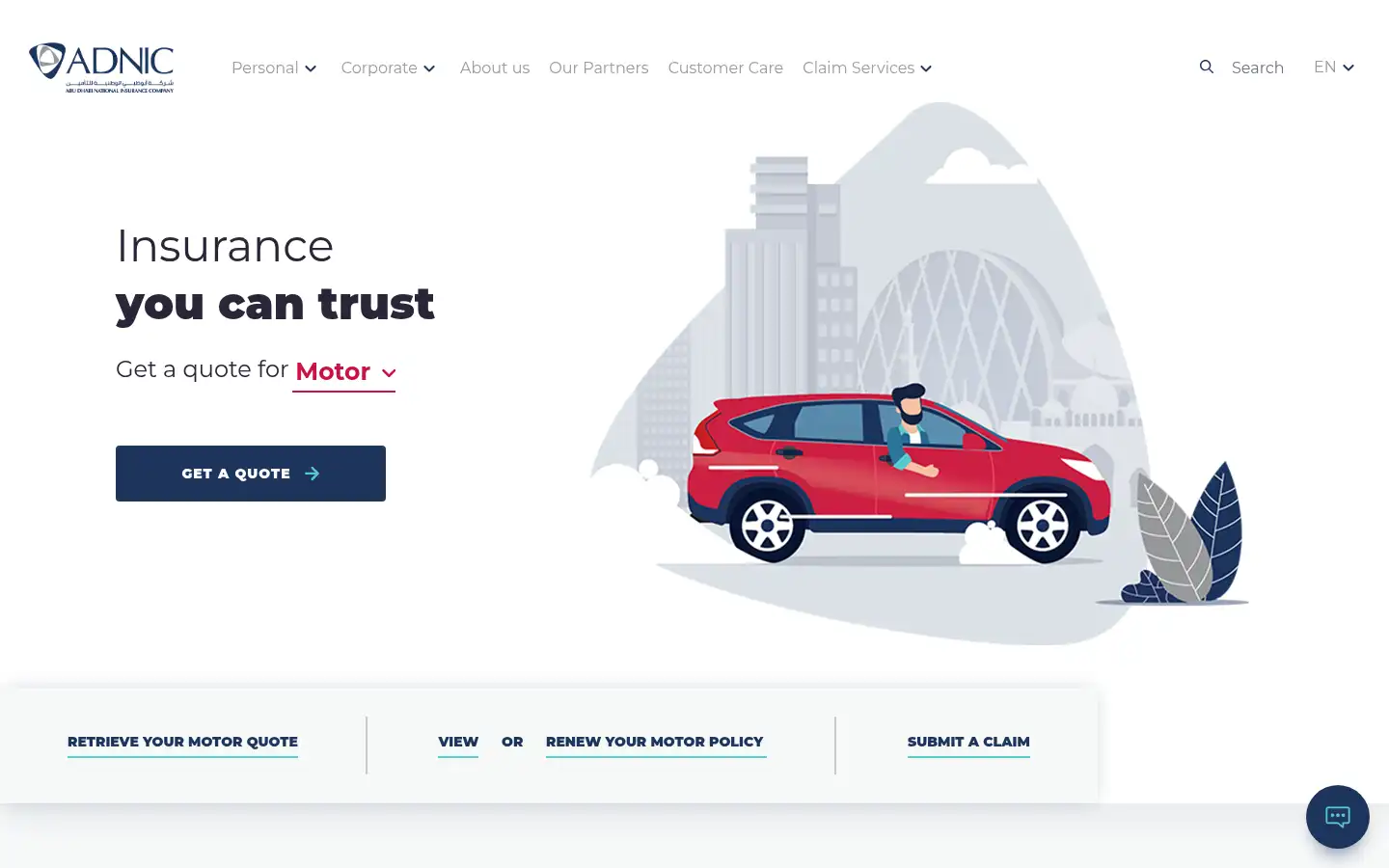 Screenshot of adnic.ae