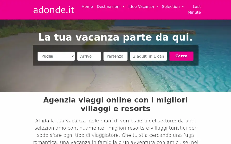 Screenshot of adonde.it