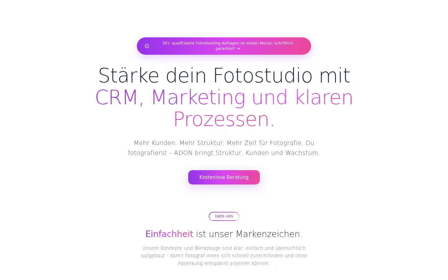 Screenshot of adonsolutions.de