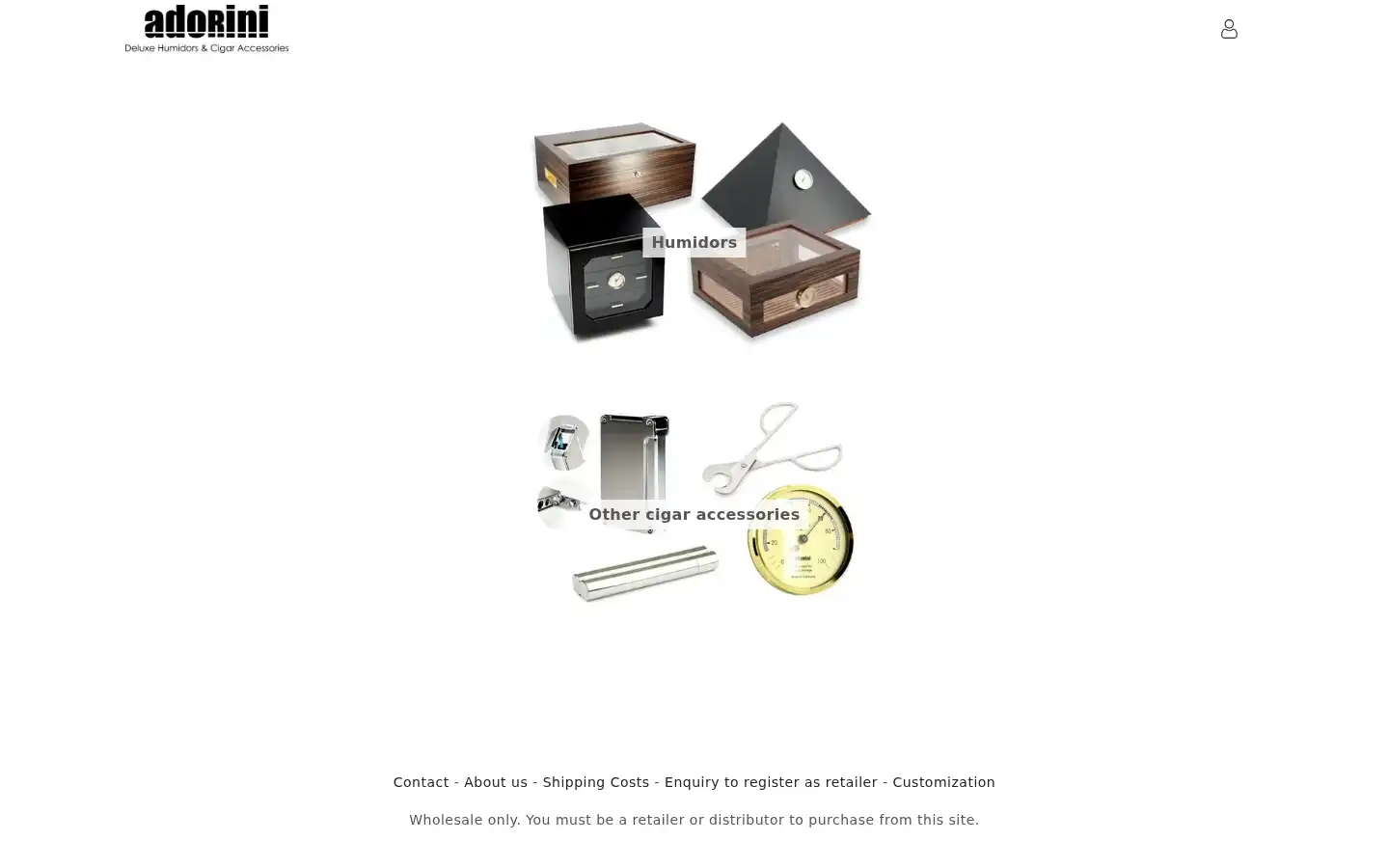 Screenshot of adorini.com