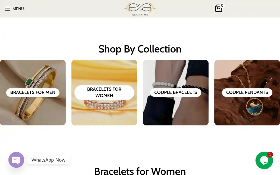 Screenshot of adornmepk.com