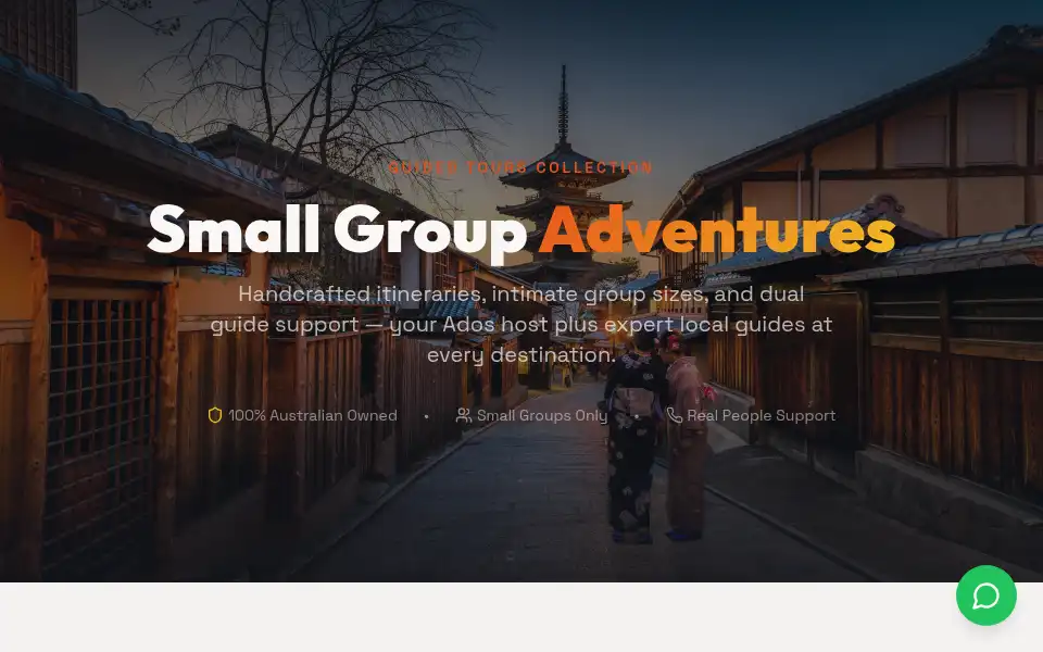 Screenshot of adostravelco.com