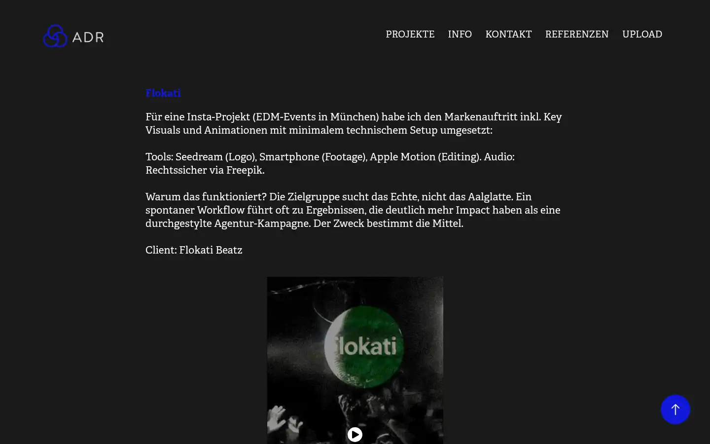 Screenshot of adrenaline.de
