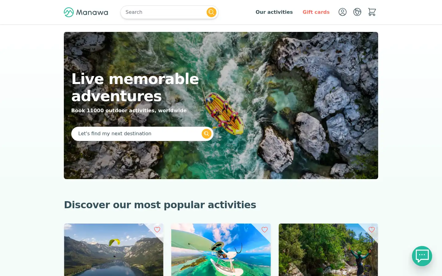 Screenshot of adrenaline-hunter.com