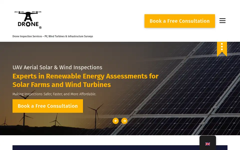 Screenshot of adrone.co.uk