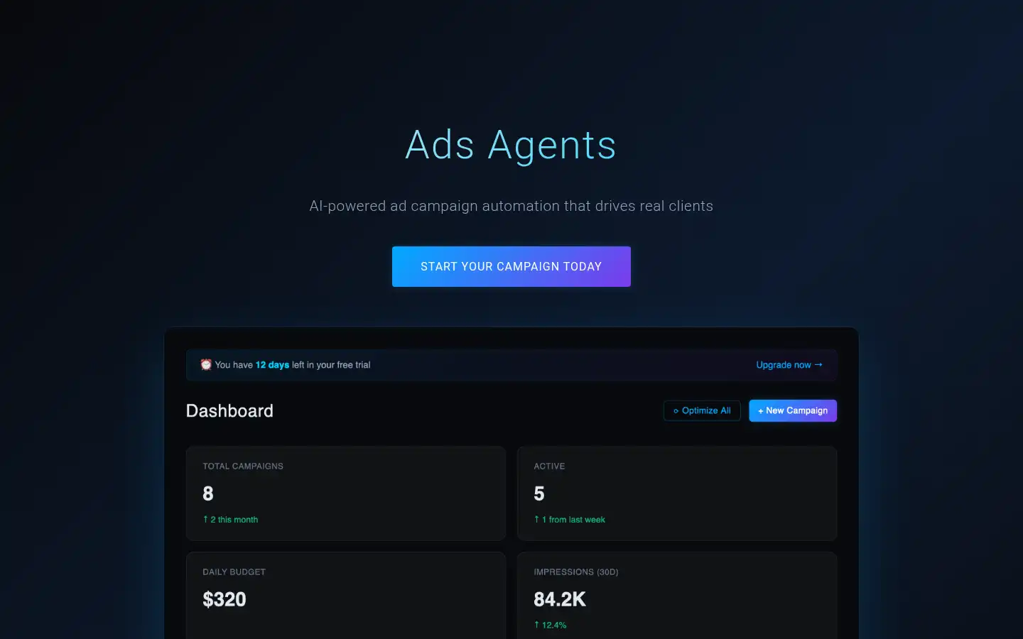 Screenshot of ads-agents.com