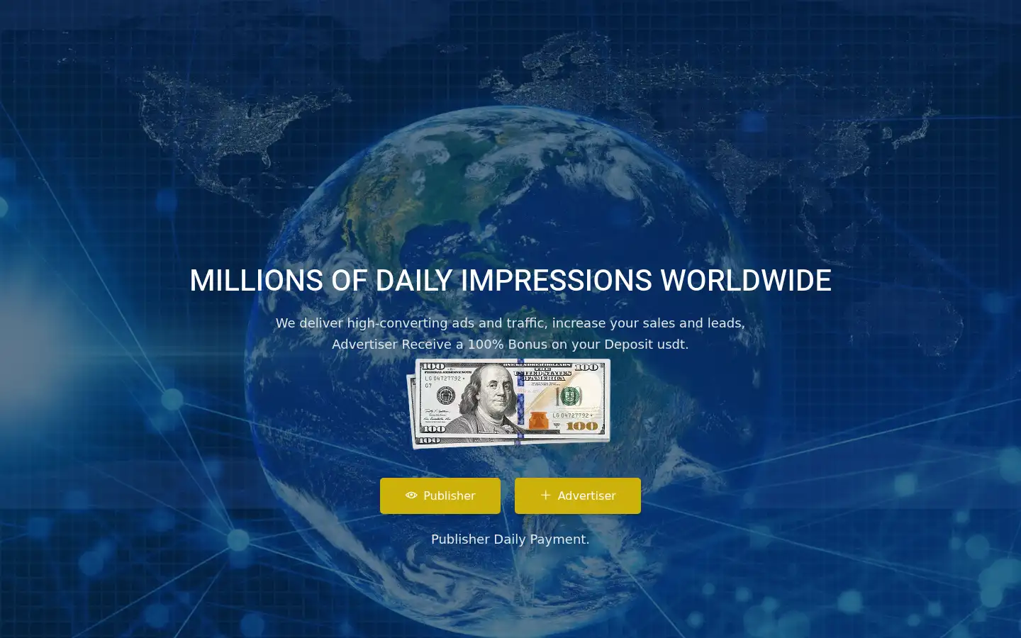 Screenshot of ads-bitcoin.com