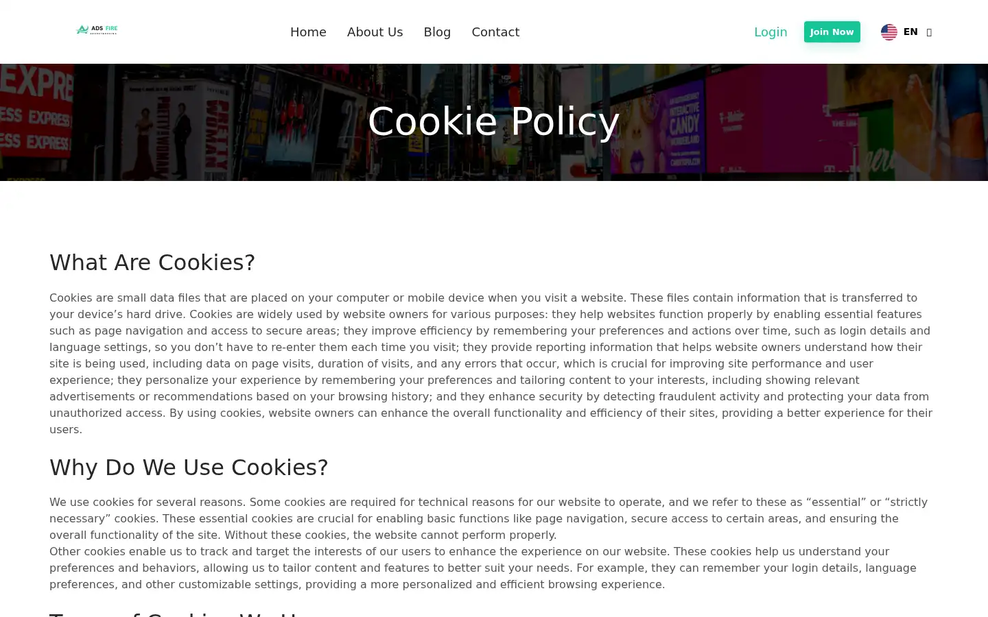 Screenshot of adsfire.online