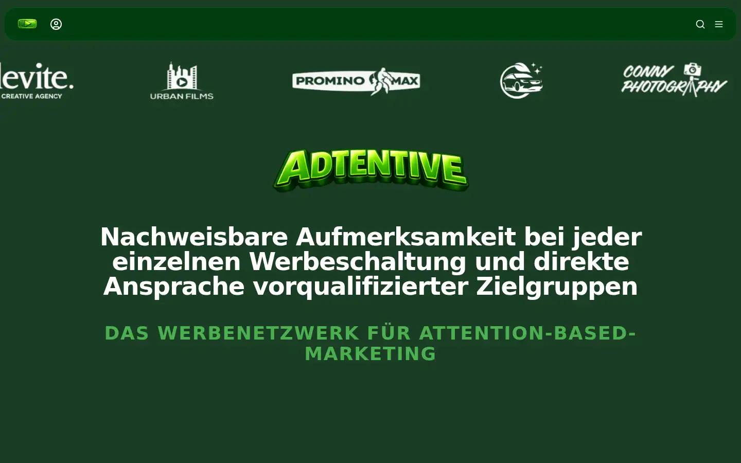 Screenshot of adtentive-business.com