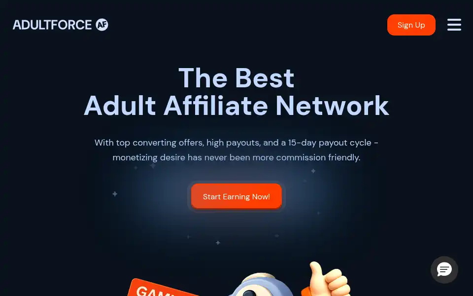 Screenshot of adultforce.com