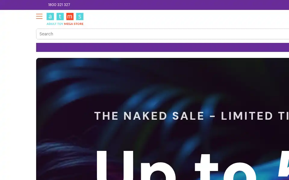 Screenshot of adulttoymegastore.com.au