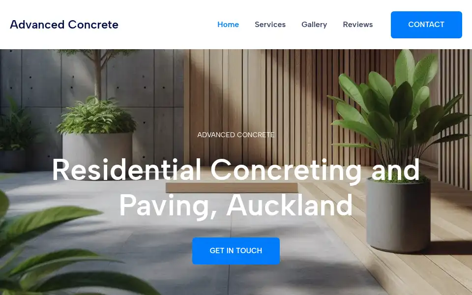 Screenshot of advancedconcrete.co.nz