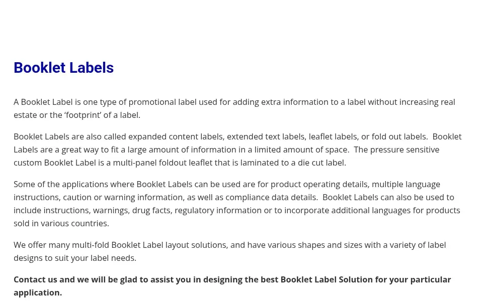 Screenshot of advancedlabelworx.com
